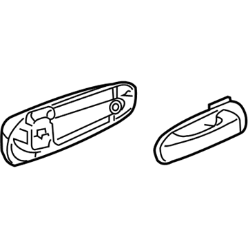 2007 Chrysler Aspen Door Handle - 1EH611VJAA