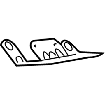 Jeep 68037136AA Passenger Air Bag Bracket