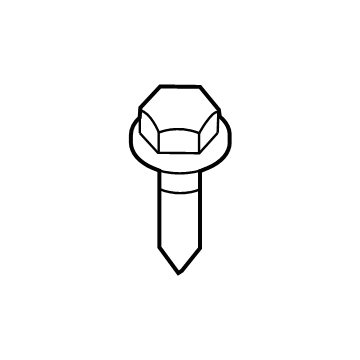 Dodge 6107108AA Lower Note Horn Screw