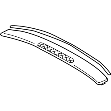 Dodge 5GR57WL8AC Defroster Grille