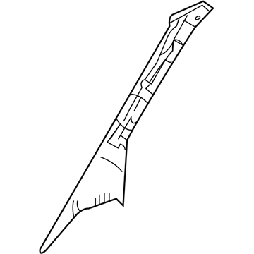 Dodge 1HB02XDVAA Windshield Pillar Trim