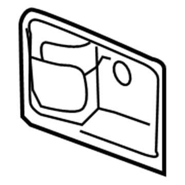 Mopar 1GY64BD3AD Handle Bezel, Rear Passenger Side Mopar 1GY64BD3AD Handle Bezel, Rear Passenger Side