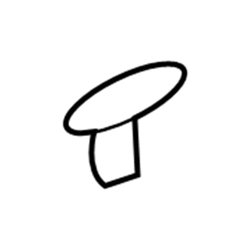 Dodge 1HE43XDVAA Lock Knob Bezel