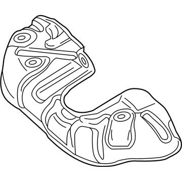 Dodge Dart Exhaust Heat Shield - 4892963AB