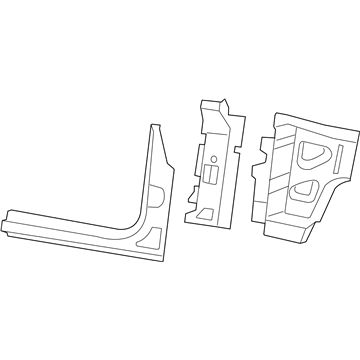 Jeep 68002322AI Hinge Pillar Assembly