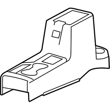 Jeep Compass Center Console Base - 1NJ62XDVAA