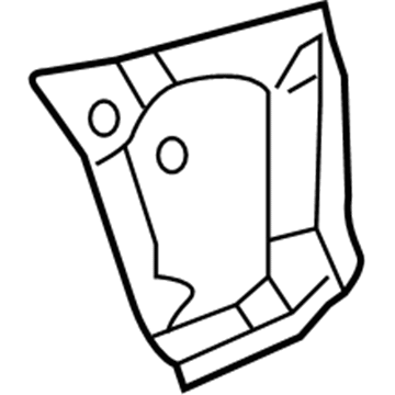 Dodge 68009177AA Wheelhouse Panel