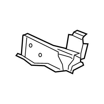 Mopar 68323890AA Rear Reinforcement, Front Passenger Side Mopar 68323890AA Rear Reinforcement, Front Passenger Side