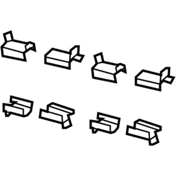 Jeep 68003705AA Brake Pads Spring