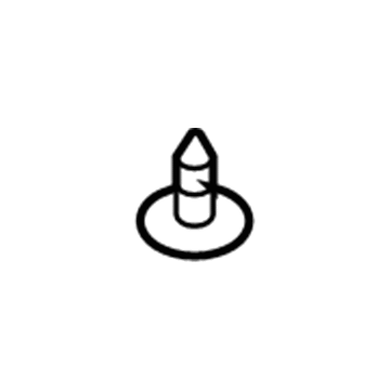 Dodge 6506293AA Package Tray Fastener