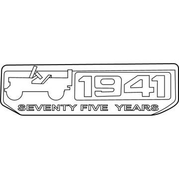 Jeep 68293958AA Nameplate