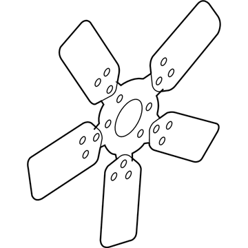 Chrysler 52028916AC Fan Blade