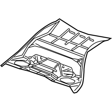 Dodge 5065311AB Center Floor Pan