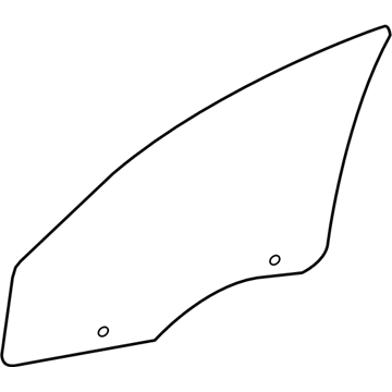 Dodge 5074556AB Door Glass