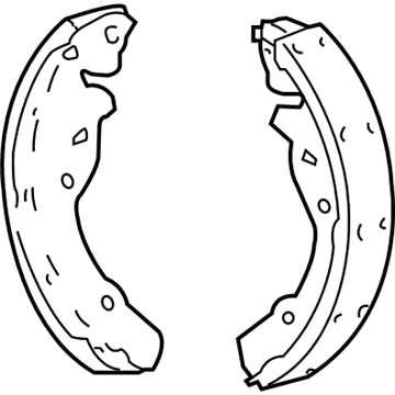 Dodge 5191306AA Brake Shoes