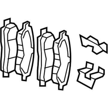 Dodge 68035576AA Brake Pads