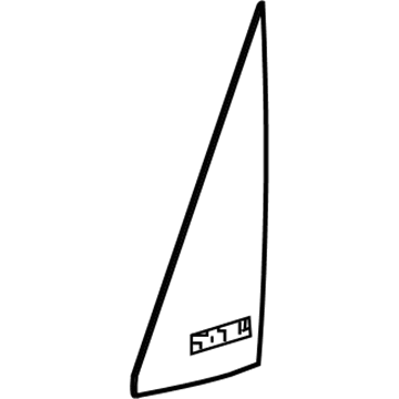 Jeep 68361345AA Vent Glass