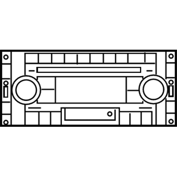 Dodge 82210906AB AM/FM CD Cass