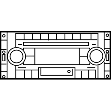 Dodge 82210906AB AM/FM CD Cass