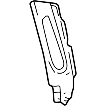 Dodge 55362278AE Tail Lamp Pocket