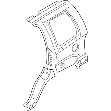 Dodge 68004526AD Quarter Panel Assembly