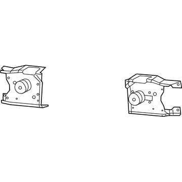 Mopar 68325051AD Bumper Bracket, Passenger Side