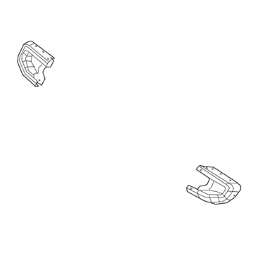 Mopar 68385512AA Extension, Front Passenger Side