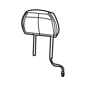 Jeep 6XS161T3AG Headrest, Outer
