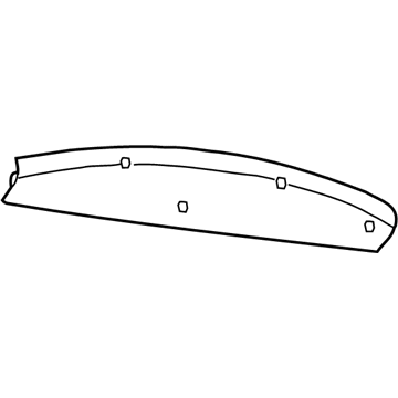 Dodge ZJ29BDAAE Upper Trim Panel