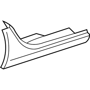 Dodge 5018724AA Rocker Molding