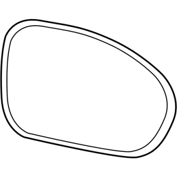 Dodge 68617648AA Mirror Glass