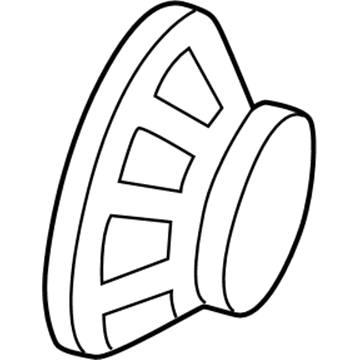 Dodge 56020397AB Rear Driver Speaker