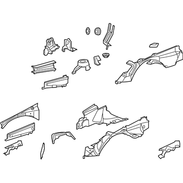 Chrysler 5140810AA Wheelhouse Assembly