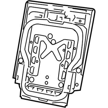 Dodge 68039186AA Seat Back Frame
