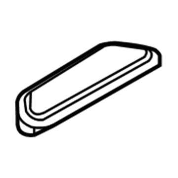 Mopar 1WE06BWAAB Handle Cover, White, Front Passenger Side