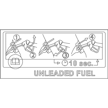 Jeep 57008463AA Fuel Label