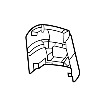 Chrysler 7FA58DX9AA Rear Trim Panel