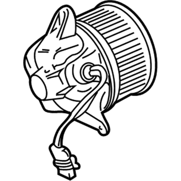 Jeep Blower Motor - 4886150AA