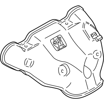 Chrysler MR571114 Exhaust Manifold Shield