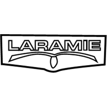 Ram 68001724AA Nameplate