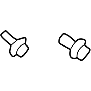 Chrysler 6036070AA Rocker Molding Screw