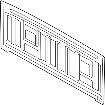 Ram 68525516AA Back Panel