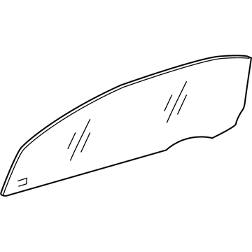 Chrysler 5096790AA Door Glass