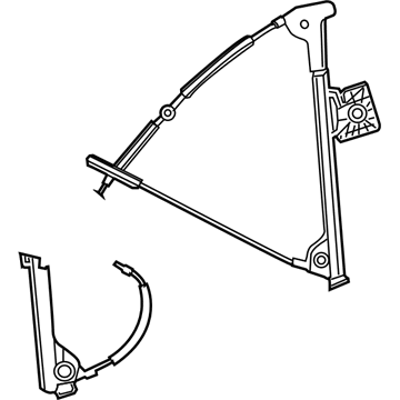 Chrysler Crossfire Window Regulator - 5099655AA