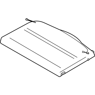 Mopar 7VN33U00AA Cover - Cargo Area 7VN33U00AA Mopar Cover - Cargo Area Illustration 1 of 1