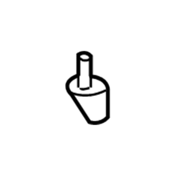 Dodge 1AE56XDVAA Lock Knob Bezel