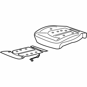 Chrysler 68224546AB Seat Cushion Pad