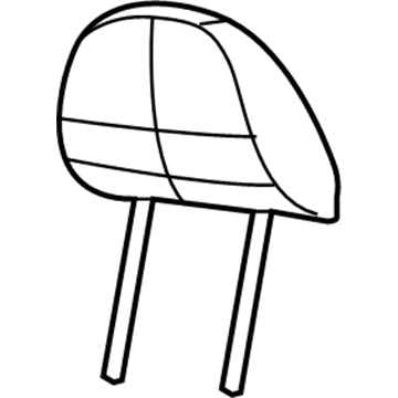Chrysler 1HL421DVAA Headrest
