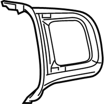 Dodge 1VZ34JSLAA Switch Bezel