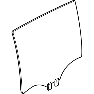 Chrysler 68231943AA Door Glass